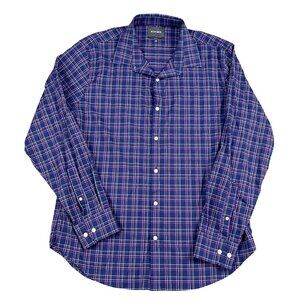 Bonobos Button Down Shirt Mens XL Pink & Navy Slim Fit 100% Cotton